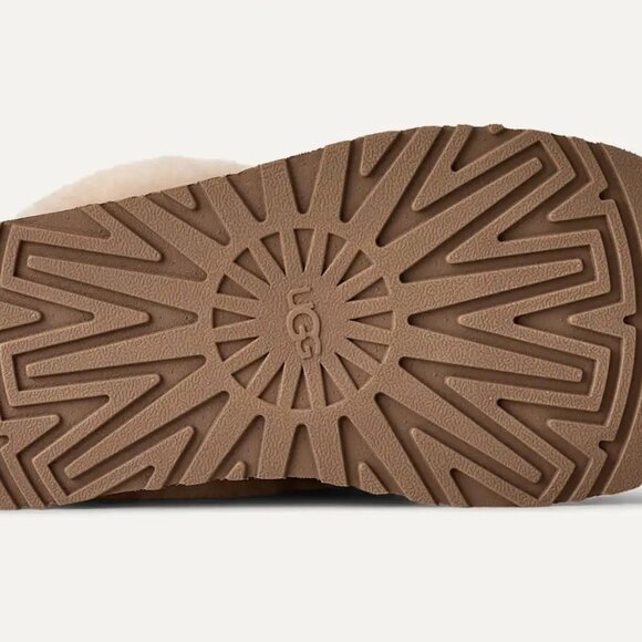 Women's Disquette Ugg Slippers in Chestnut Size 7 - Picture 7 of 12